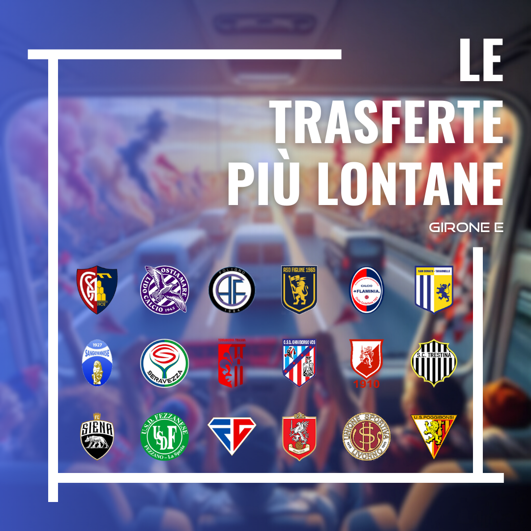 Le trasferte più lontane